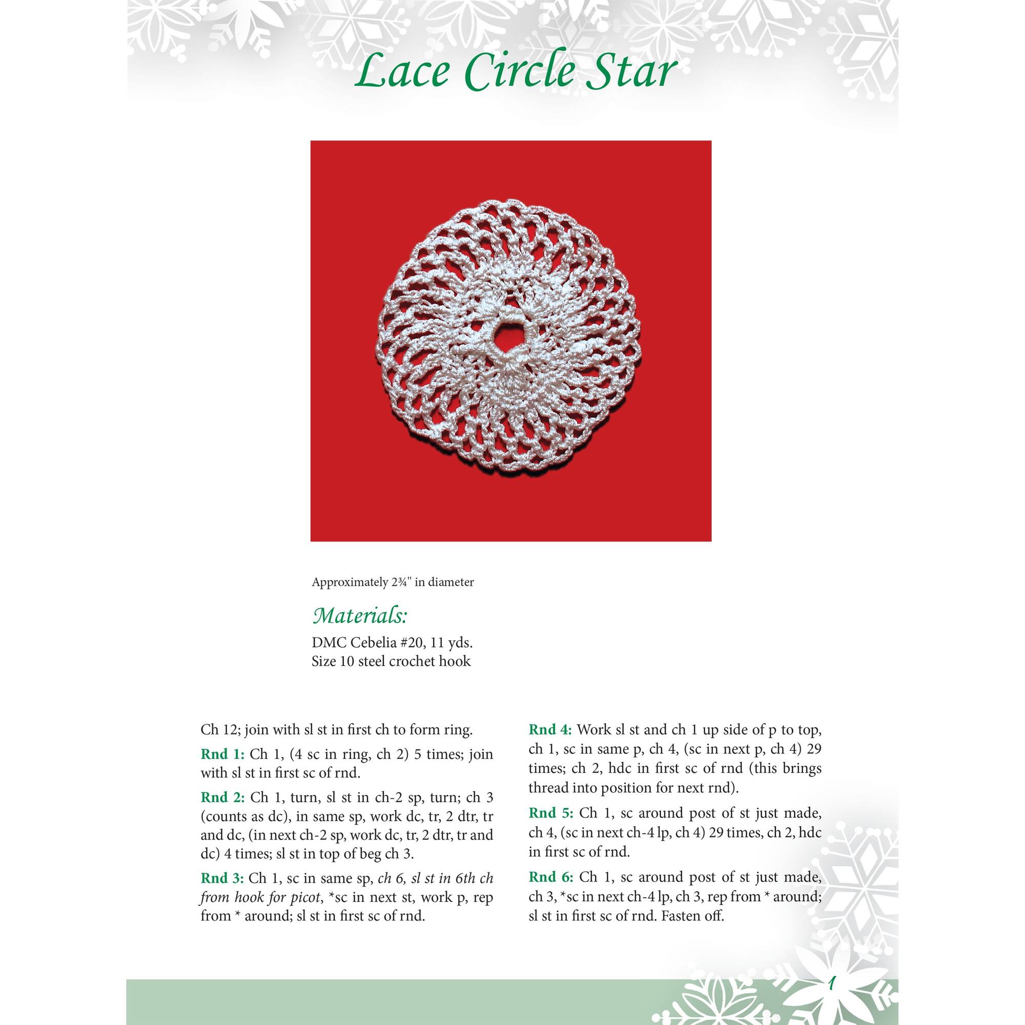 Dover Publications Christmas Ornaments To Crochet